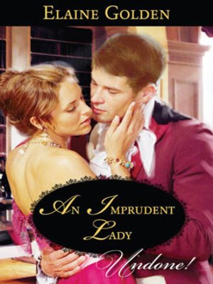 cover image of An Imprudent Lady